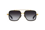 BALMAIN OFFICER BPS-108A 58 - Gold - Dark Crystal Grey - Black w/ Dark Grey to Light Grey - AR
