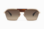 BALMAIN BPS-177C SERGEANT GLD-BRN 60-16 - 12k Gold - Brown Swirl - Dark Brown to Light Brown Lenses