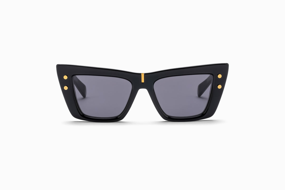BALMAIN B-EYE BPS-156A 54 - Black - Gold w/ Dark Grey - AR