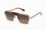BALMAIN BPS-177C SERGEANT GLD-BRN 60-16 - 12k Gold - Brown Swirl - Dark Brown to Light Brown Lenses