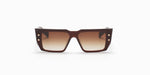 BALMAIN B-VI BPS-128F 54 - Matte Brown- White Gold w/ Dark Brown to clear Lenses - AR