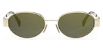 CELINE CL40235U 30N 54 - PALE GOLD GREEN LENS