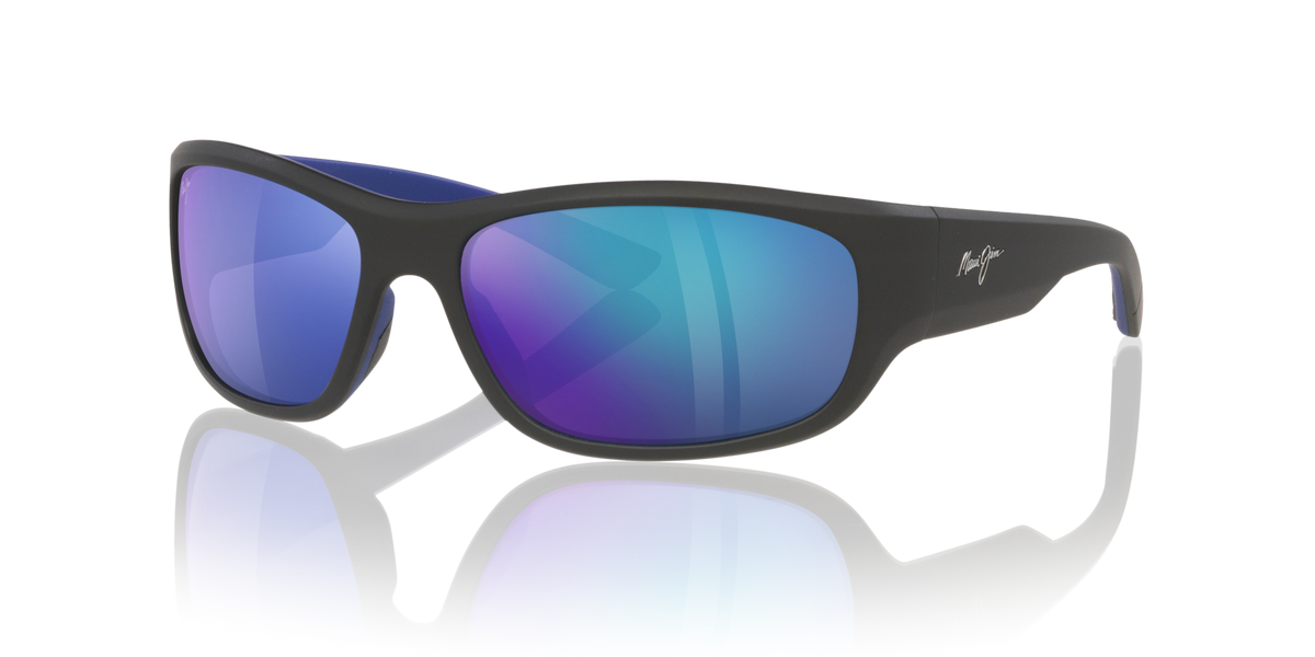 MAUI JIM Mauklele 02A 6417 - Matte Black/Blue