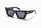BALMAIN B-EYE BPS-156A 54 - Black - Gold w/ Dark Grey - AR