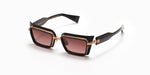 BALMAIN ADMIRABLE BPS-130D 52 - Matte Black- Rose Gold w/ Dark Rose to Light Rose Polar Lenses - AR