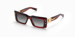 BALMAIN IMPERIAL BPS-145B 53 - Red Swirl - Gold w/ Dark Grey to Light Grey - AR