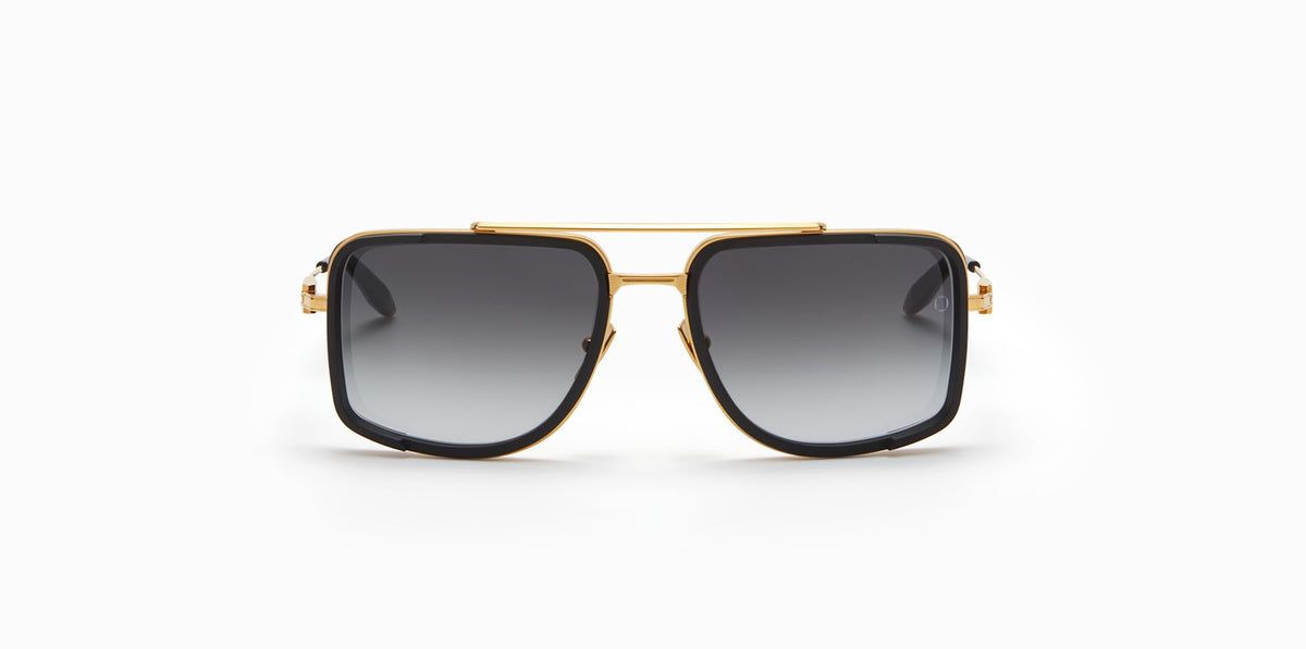 AKONI STARGAZER AKS-500D GLD - BLK 59-20 - Yellow Gold - Matte Black w/ Dark Grey to Clear - AR