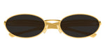 BOTTEGA VENETA BV1386S 001 57-21 - Gold-Gold-Grey