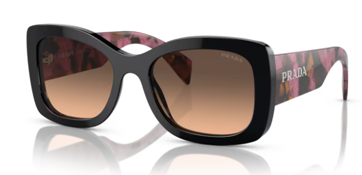 PRADA 0PR A08S 12O50C - Mahogany
